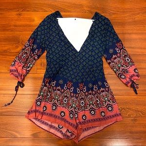 🔶Boho Patterned Romper